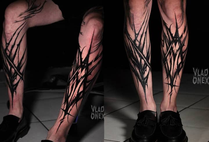 Tatuaż GRAPHIC LEG SLEEVES — GRAPHIC, Warszawa